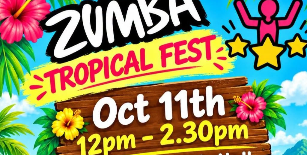 Zumba Tropical Fest Carmarthen October 2026