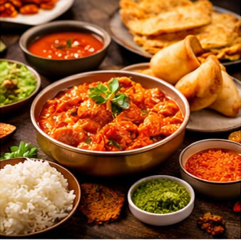 Indian restaurants and curry houses in Wales